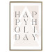 Wandposter Best Wishes - Decorative Inscription on a Geometric Background 148025 additionalThumb 26