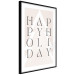 Wandposter Best Wishes - Decorative Inscription on a Geometric Background 148025 additionalThumb 8