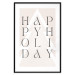 Wandposter Best Wishes - Decorative Inscription on a Geometric Background 148025 additionalThumb 25