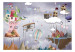 Vlies Fototapete Magical World - A Fairy-Tale Land, Houses, Clouds and Balloons 149225 additionalThumb 1