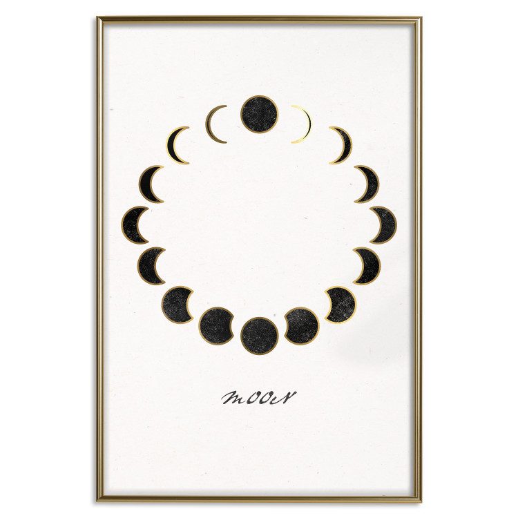 Wandposter Moon Phases - Minimalist Journey of a Celestial Body 146135 additionalImage 23
