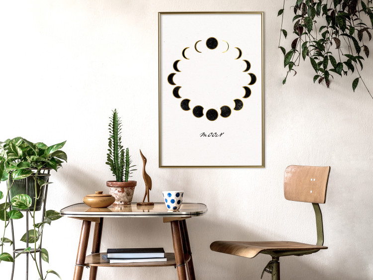 Wandposter Moon Phases - Minimalist Journey of a Celestial Body 146135 additionalImage 17
