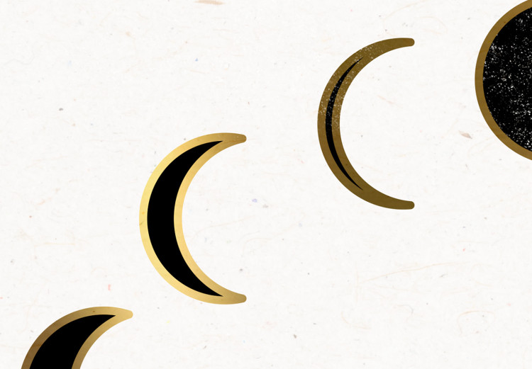 Wandposter Moon Phases - Minimalist Journey of a Celestial Body 146135 additionalImage 2