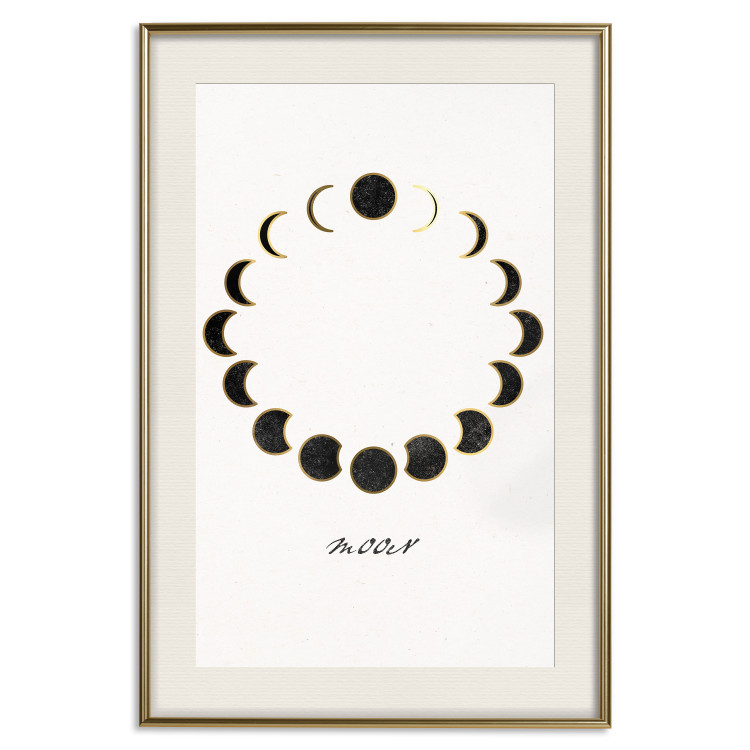 Wandposter Moon Phases - Minimalist Journey of a Celestial Body 146135 additionalImage 24