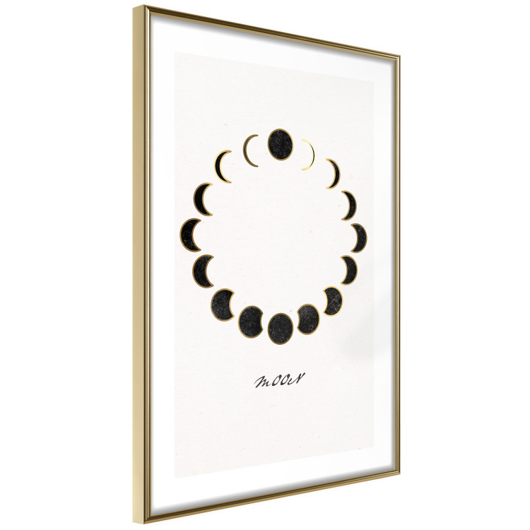 Wandposter Moon Phases - Minimalist Journey of a Celestial Body 146135 additionalImage 5