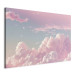 Leinwandbild Sky Landscape - Subtle Pink Clouds on the Blue Horizon 151245 additionalThumb 2