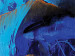 Wandbild Fantasie des Atlantiks (3-teilig) - Blaue Abstraktion mit Gold 48345 additionalThumb 3