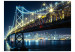 Vlies Fototapete Architektur von San Francisco in der Nacht - Stadt mit Bay Bridge 97245 additionalThumb 1