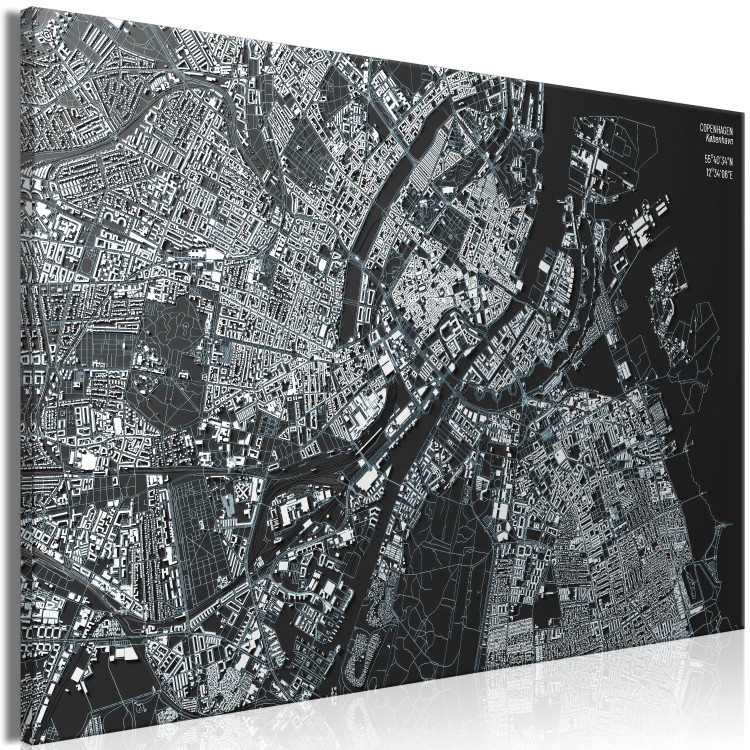 Wandbild Kopenhagen aus dem Flugzeug - detaillierte Ansicht dieser Hauptstadt 135355 additionalImage 2