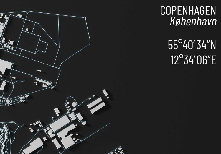 Wandbild Kopenhagen aus dem Flugzeug - detaillierte Ansicht dieser Hauptstadt 135355 additionalImage 4