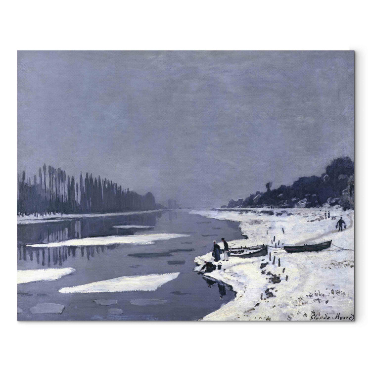 Wandbild Ice on the Seine at Bougival 158255