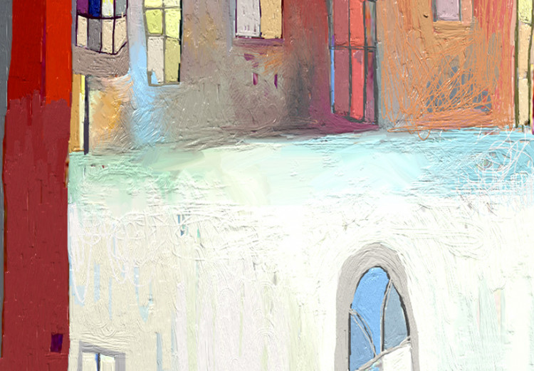 Wandbild Regenbogenfarbenes Haus 48855 additionalImage 4