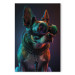 Leinwandbild AI Boston Terrier Dog - Green Cyber Animal Wearing Cyberpunk Glasses - Vertical 150165 additionalThumb 7