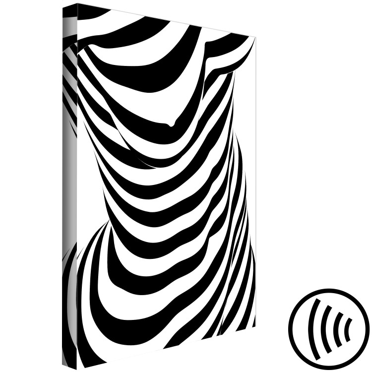Bild auf Leinwand Zebra Woman (1 Part) Vertical 117075 additionalImage 6