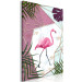 Bild auf Leinwand Flamingo Walk (1 Part) Vertical 114106 additionalThumb 2