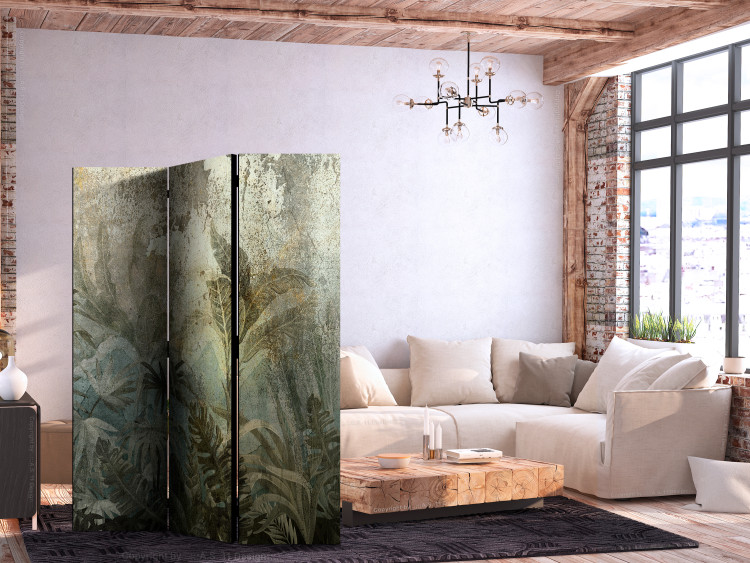 Dekorativer Paravent Jungle - An Exotic Forest on an Island in Natural Green Colors [Room Dividers] 151416 additionalImage 4