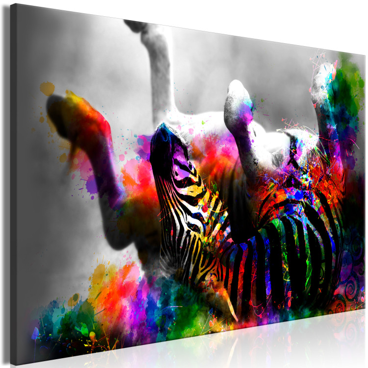 Wandbild XXL Happy Zebra [Large Format] 136426 additionalImage 2