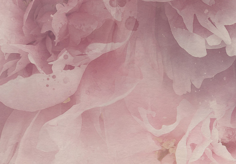 Fototapete Blumenstudie - Abstraktes Motiv mit rosa Blumen und Hintergrundtextur 138226 additionalImage 3