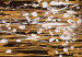 Bild auf Leinwand Kalien (1-teilig) - Abstraktes Blumenmotiv in Brauntönen mit Mustern 46726 additionalThumb 3