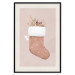 Poster Christmas in Pastels - Holiday Stocking With Plant Twigs 148036 additionalThumb 24