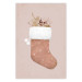 Poster Christmas in Pastels - Holiday Stocking With Plant Twigs 148036