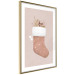Poster Christmas in Pastels - Holiday Stocking With Plant Twigs 148036 additionalThumb 6