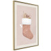Poster Christmas in Pastels - Holiday Stocking With Plant Twigs 148036 additionalThumb 9