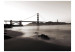 Vlies Fototapete Schwarz-weiße Architektur von San Francisco - Golden Gate Bridge 97236 additionalThumb 1