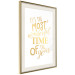 Wandposter The Most Beautiful Time - Golden Inscription, Decorative Christmas Text 149146 additionalThumb 27