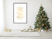 Wandposter The Most Beautiful Time - Golden Inscription, Decorative Christmas Text 149146 additionalThumb 25