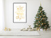 Wandposter The Most Beautiful Time - Golden Inscription, Decorative Christmas Text 149146 additionalThumb 23