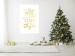 Wandposter The Most Beautiful Time - Golden Inscription, Decorative Christmas Text 149146 additionalThumb 12