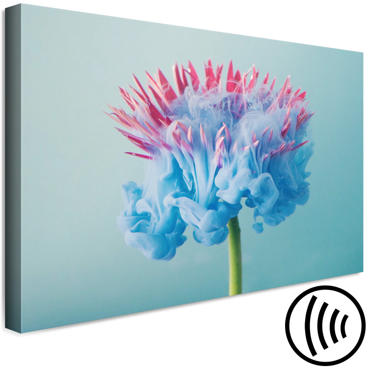 Wandbild Abstract Flower - Pink and Blue Floristic Motif 149846 additionalImage 6