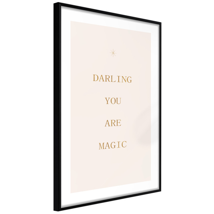 Poster Love Confession - Golden Inscriptions on a Light Pink Background 145756 additionalImage 6