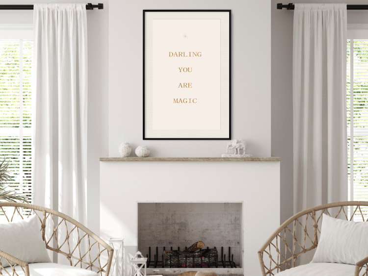 Poster Love Confession - Golden Inscriptions on a Light Pink Background 145756 additionalImage 17