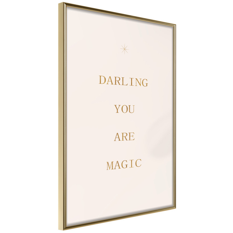 Poster Love Confession - Golden Inscriptions on a Light Pink Background 145756 additionalImage 7