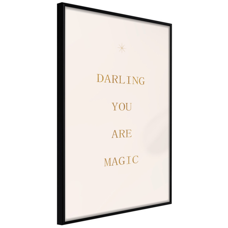 Poster Love Confession - Golden Inscriptions on a Light Pink Background 145756 additionalImage 5