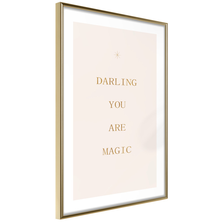Poster Love Confession - Golden Inscriptions on a Light Pink Background 145756 additionalImage 9