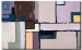 Wandbild Pastellkomposition (1-teilig) - Subtile geometrische Figuren 47456
