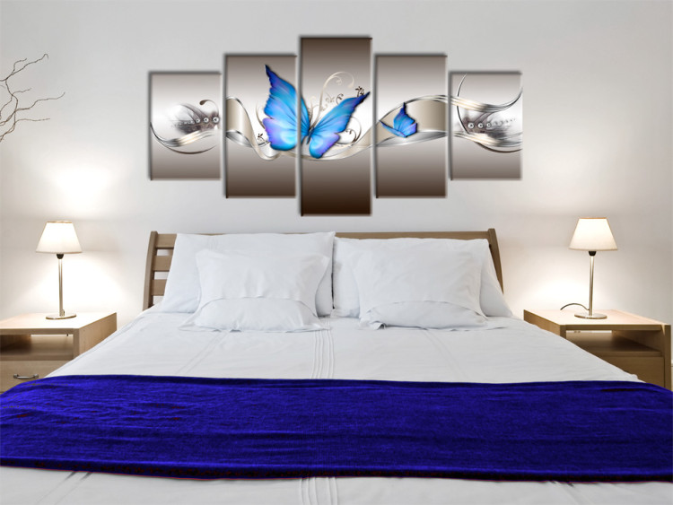 Wandbild Blaue Schmetterlinge 56156 additionalImage 3