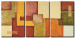 Bild auf Leinwand Ebenen mit Mustern (3-teilig) - Abstraktion mit Rechtecken 47366