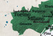Wandbild Italienische Karte - Grafiken in Nationalfarben mit markierten Städten 55266 additionalThumb 5