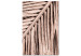 Wandbild Trockene Palme - getrockneter Palmblatt unter einem scharfen Winkel 135276