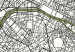 Bild auf Leinwand Arterie von Paris - Stadtkarte der fanzösischen Hauptstadt mit Seine 135086 additionalThumb 5