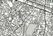 Bild auf Leinwand Arterie von Paris - Stadtkarte der fanzösischen Hauptstadt mit Seine 135086 additionalThumb 4