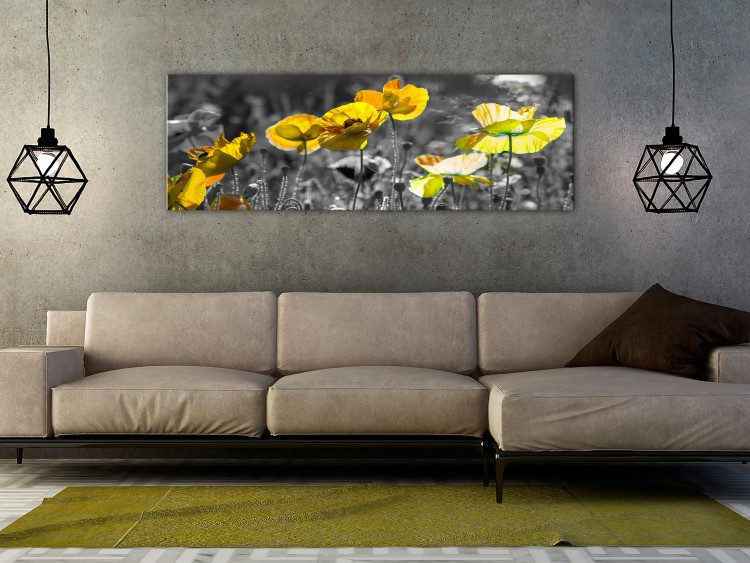 Bild Yellow Poppies (1 Part) Narrow 149986 additionalImage 3