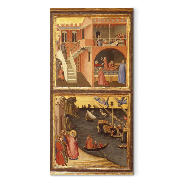 Kunstkopie Two Scenes from the Life of Saint Nicholas 155786