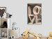 Leinwandbild Liebe in Buchstaben - Schriftzug Love bedeckt mit kleinen Herzen 135396 additionalThumb 3
