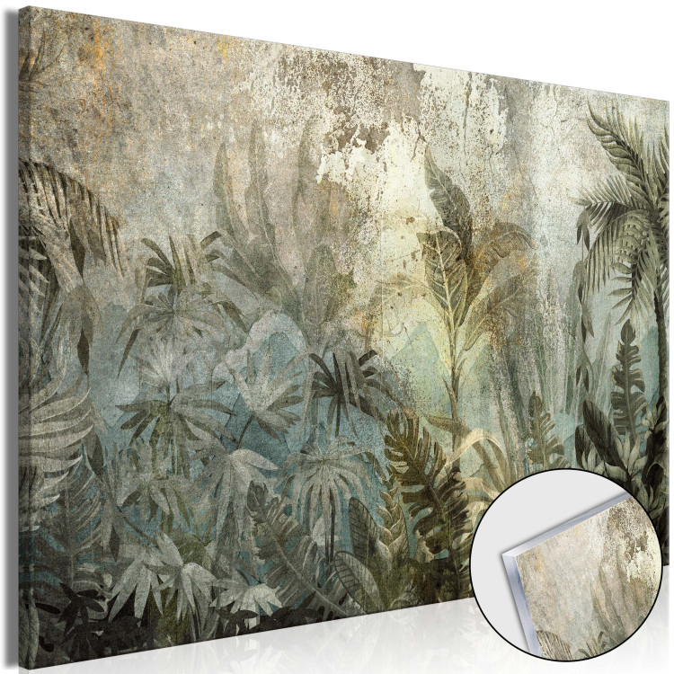 Acrylglasbild Jungle - An Exotic Forest on an Island in Natural Green Colors [Glass] 151496