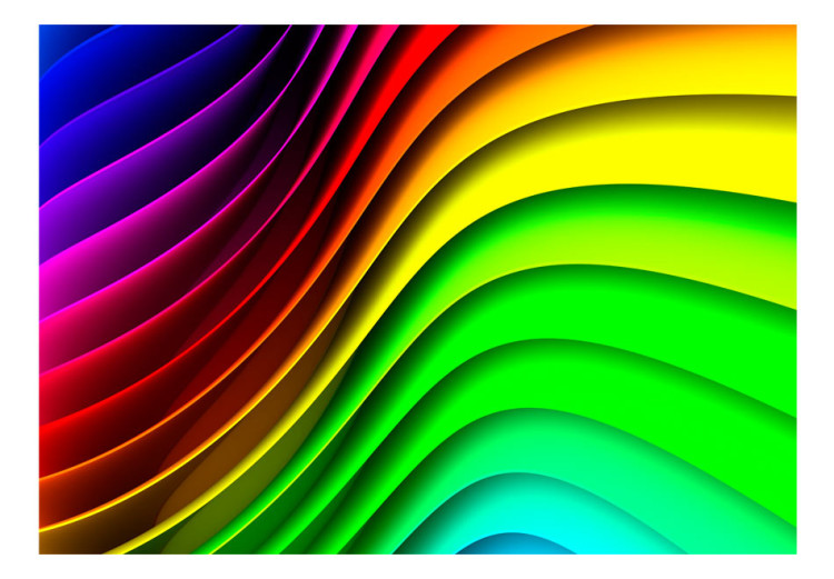 Vlies Fototapete Rainbow Waves 62096 additionalImage 1